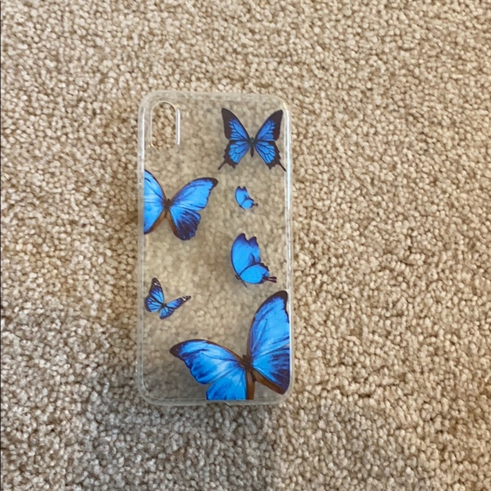 Iphone X/Xs butterfly case